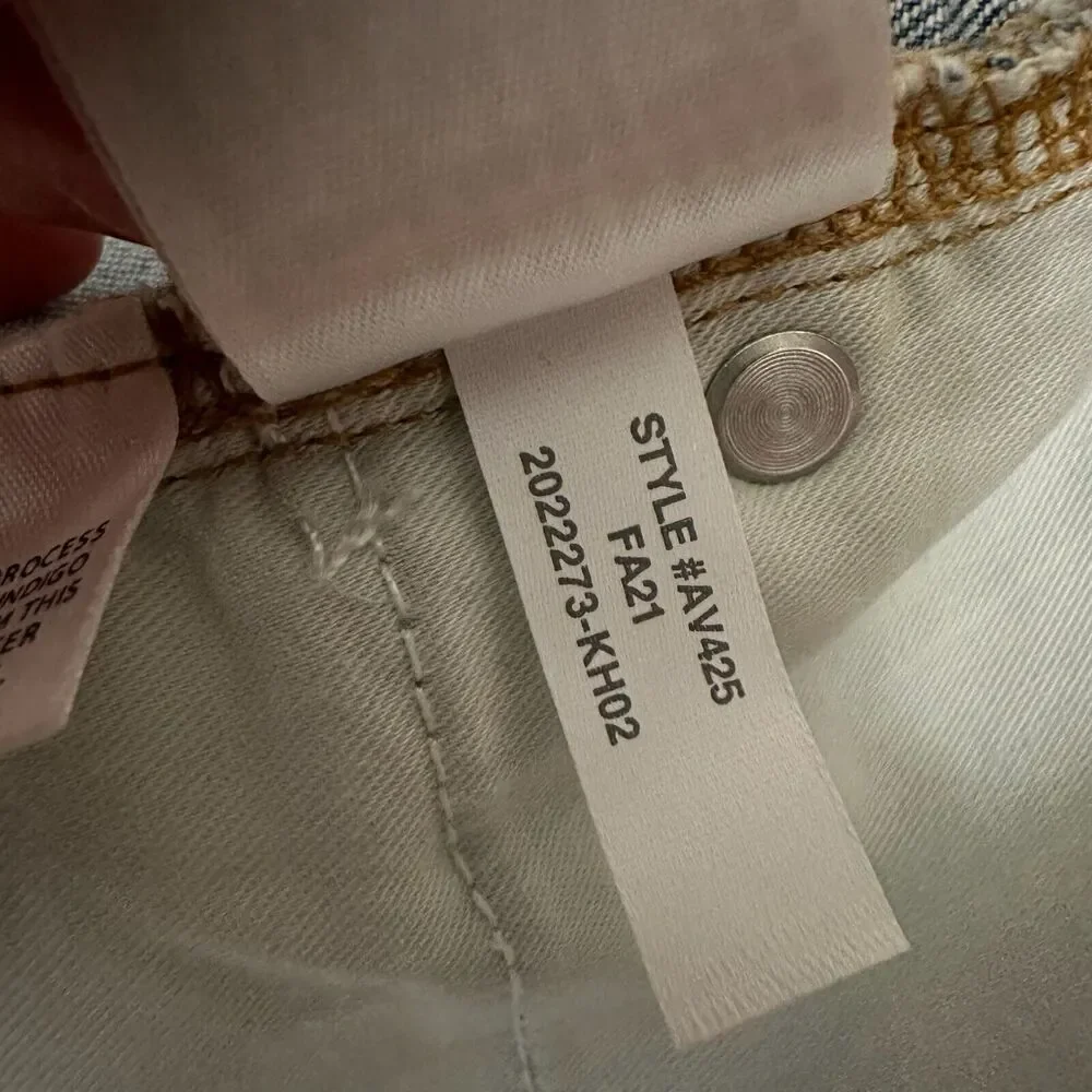 J. CREW High-Rise Denim Shorts in Tea Time Wash #AV425